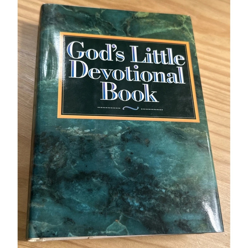Gods‎ Little Devotional Book HC 1995 Honor Books Christian Daily Devotions Stkr